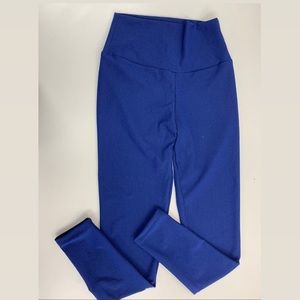 Blue Legging, textured polyester size s